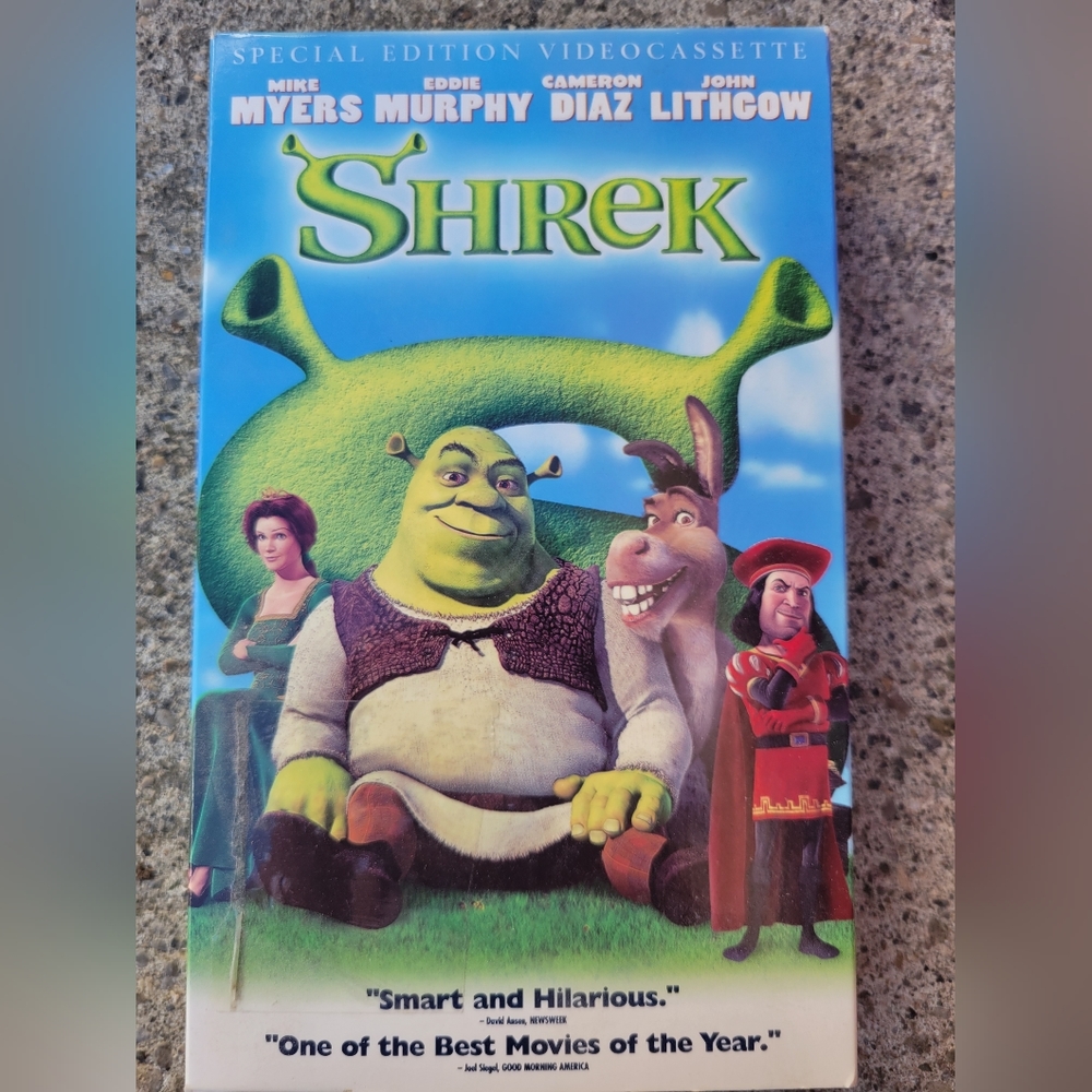 "Shrek" VHS Tape